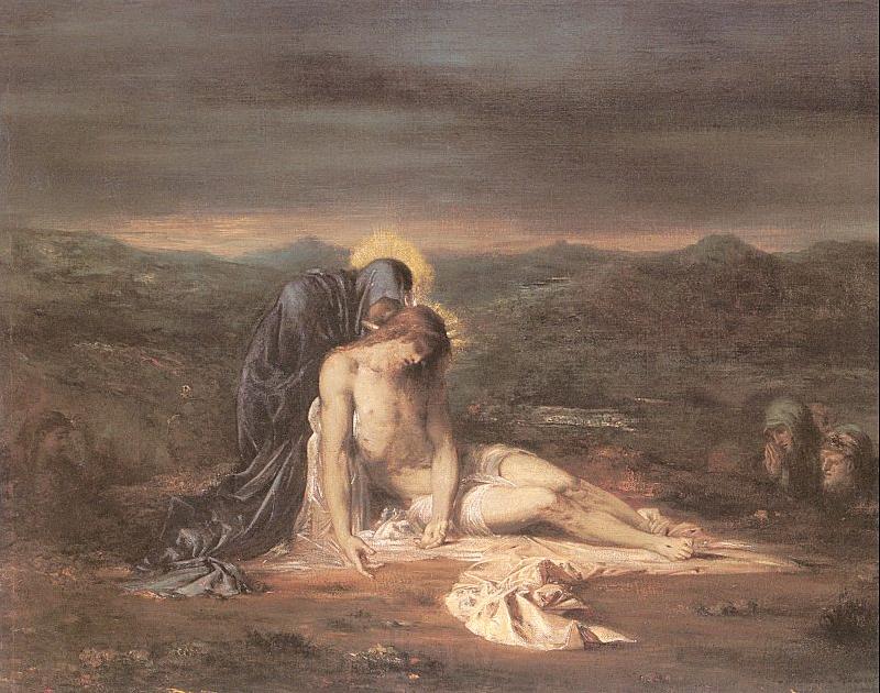 Gustave Moreau Pieta Germany oil painting art